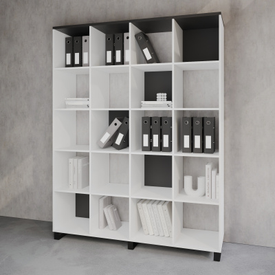 Стеллажная система Лебер на металлокаркасе 5х4